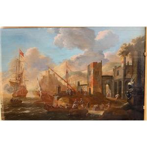 Attributed To Adriaen Van Der Kabel, 1631–1705 (silk Trade In The Middle East)