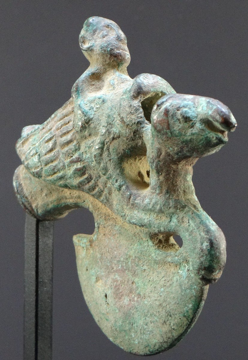 Civilisation De l'Oxus,  -2300 -1700 Ans Avant Notre ère, Rare Hache De Cérémonie En Bronze. -photo-1