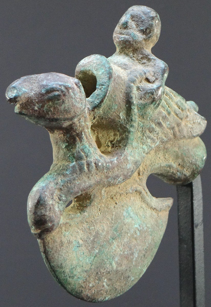 Civilisation De l'Oxus,  -2300 -1700 Ans Avant Notre ère, Rare Hache De Cérémonie En Bronze. -photo-5