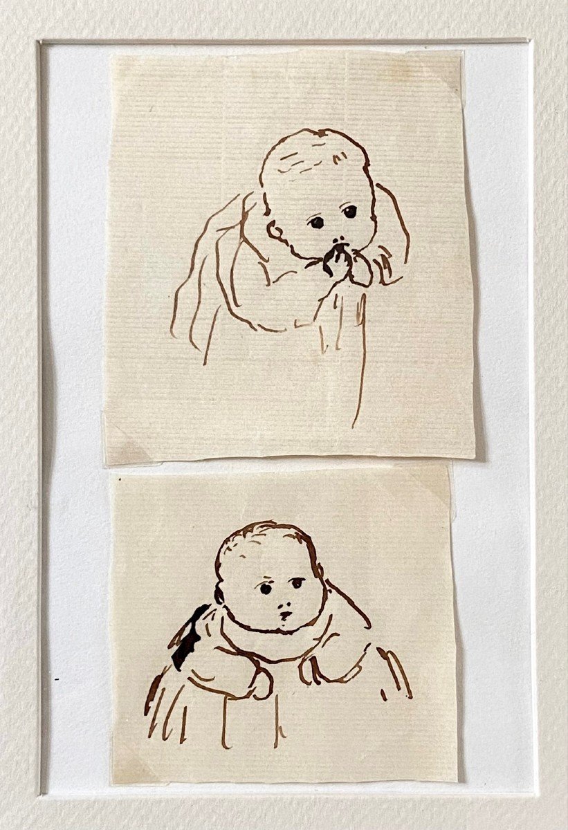Pierre Coffinhal-laprade, Dit Laprade (1875-1931), Suite De Huit Dessins à l'Encre Sur Papier.-photo-3