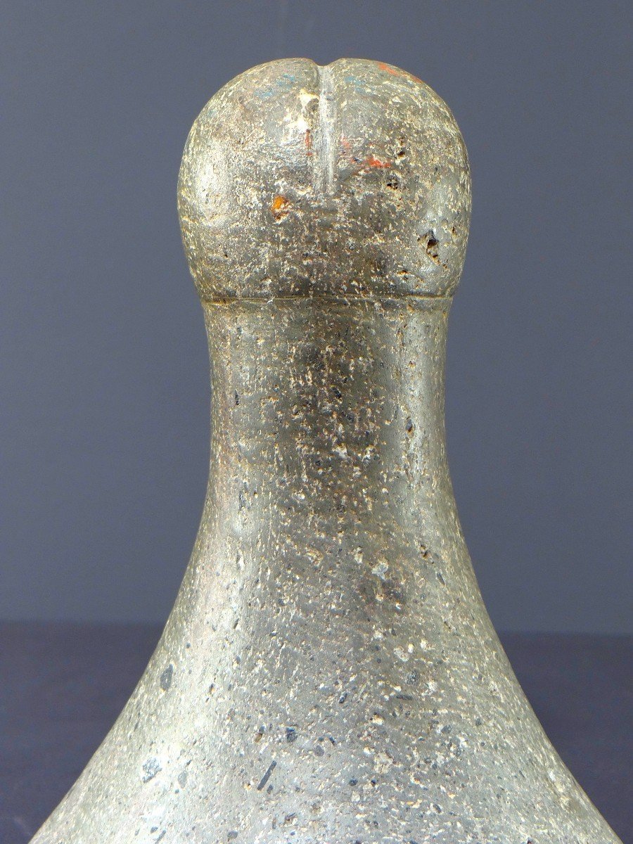 Society Archipelago, Island Of Tahiti, Early 20th Century, Gray Basalt Pestle.-photo-4
