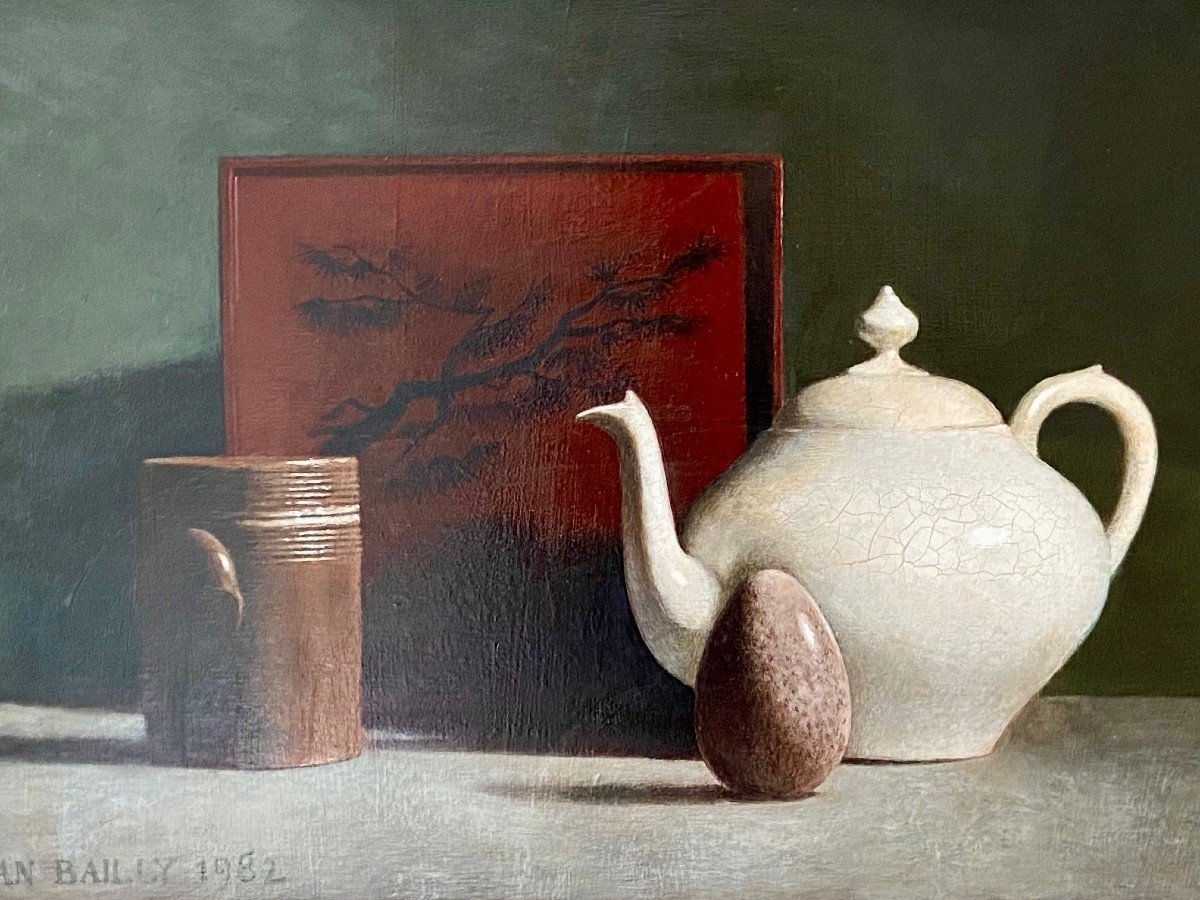 Jean Bailly (born 1940), Still Life With Teapot. 
