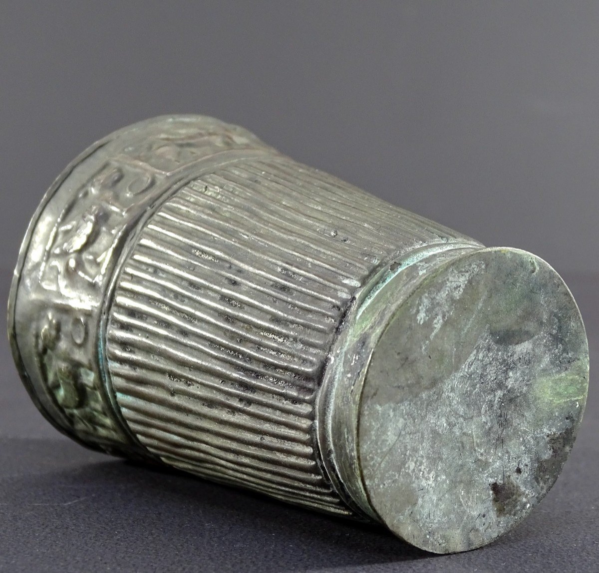 Civilisation De Bactriane, IIIème Siècle Av. Notre ère, Rare Gobelet En Alliage d'Argent. -photo-2
