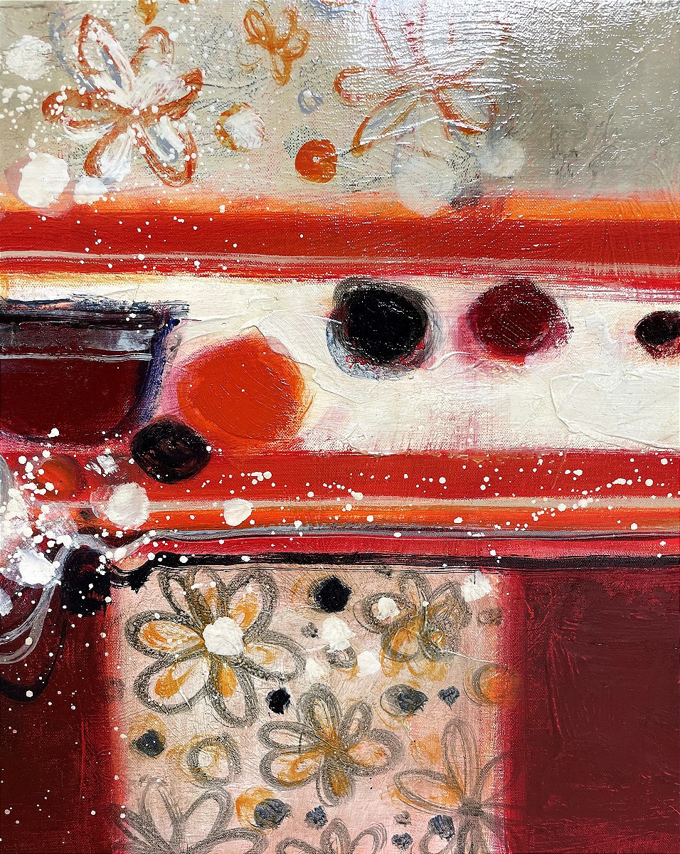 Frédéric Menguy (1927-2007),  Huile Sur Toile des années 1970 « Grand Vase».-photo-4