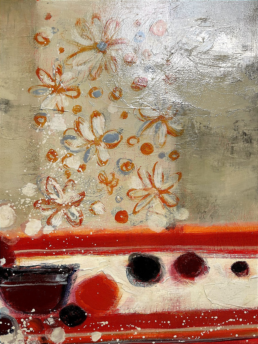 Frédéric Menguy (1927-2007),  Huile Sur Toile des années 1970 « Grand Vase».-photo-5