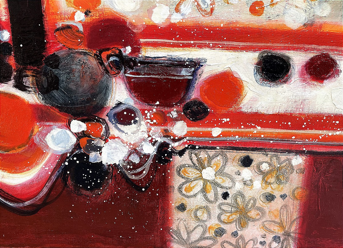 Frédéric Menguy (1927-2007),  Huile Sur Toile des années 1970 « Grand Vase».-photo-7