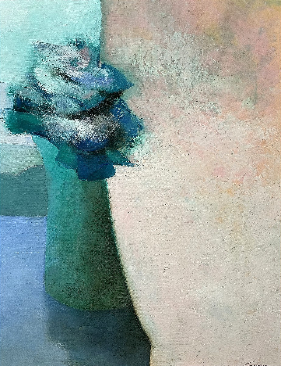 Claude Gaveau (1940-2021), Oil On Canvas From The 1970s Entitled "bouquet".-photo-5