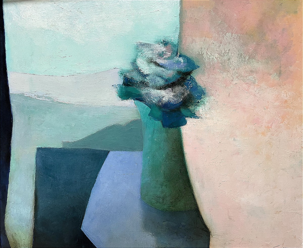 Claude Gaveau (1940-2021), Oil On Canvas From The 1970s Entitled "bouquet".