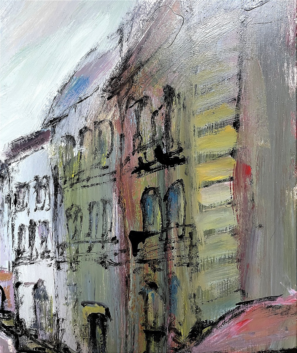 Mario Bonamici (1912-2002), Painting "venice", 1970s.-photo-2