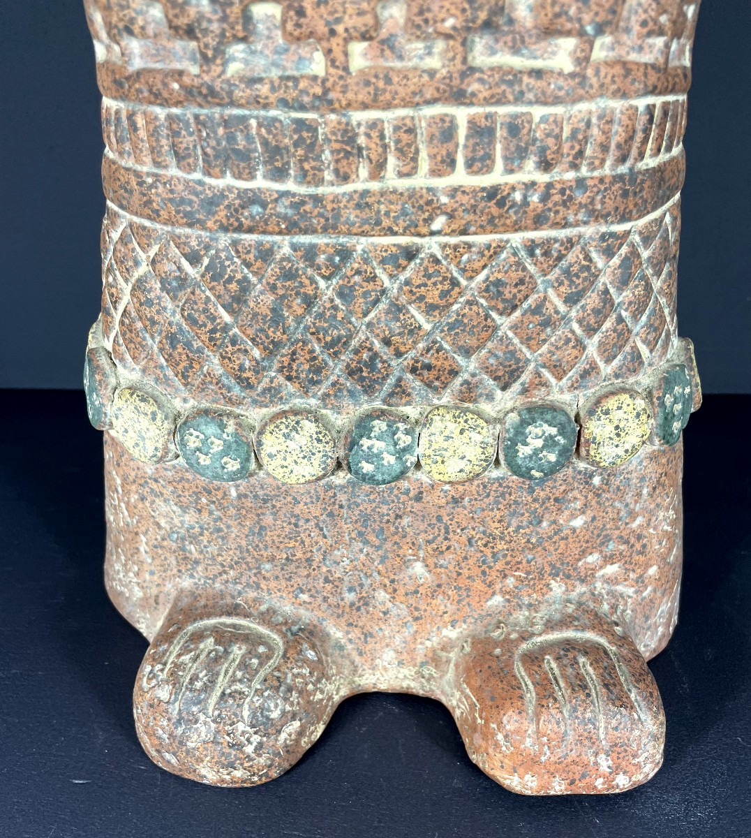 Mexico, 1960s, Terracotta Statue Depicting A Character In The Pre-columbian Spirit.-photo-4