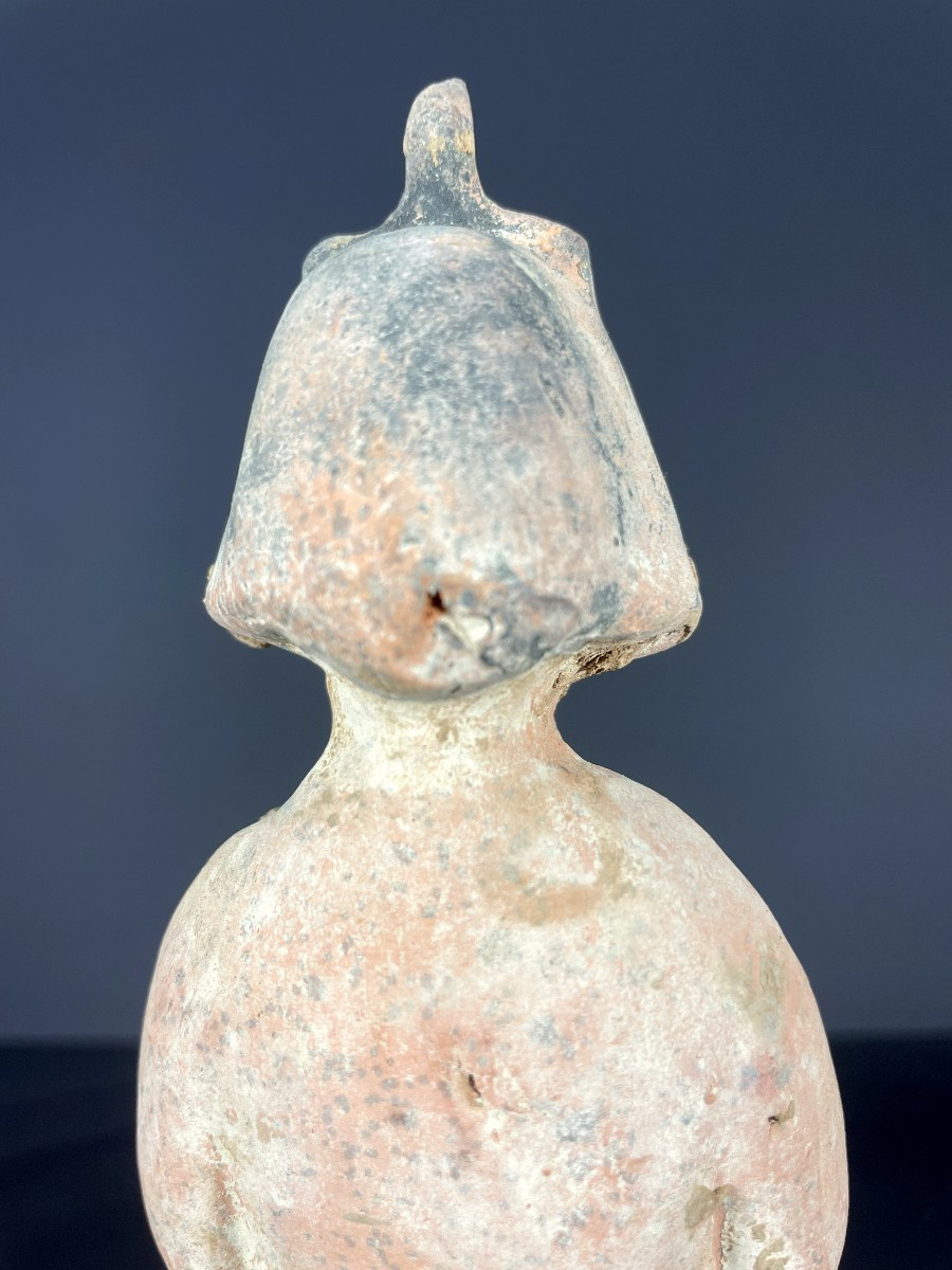 China, Terracotta Statuette Of A Court Lady Called "fat Lady", Tang Style, 1960.-photo-4