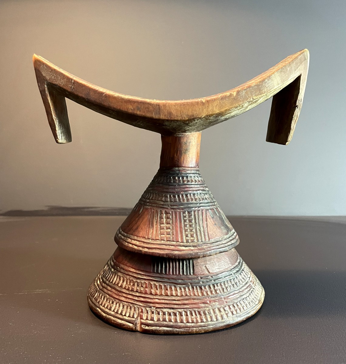 Ethiopia, Gurage Culture, Mid-20th Century, Beautiful Shepherd's Headrest Known As "dream Rest".-photo-3
