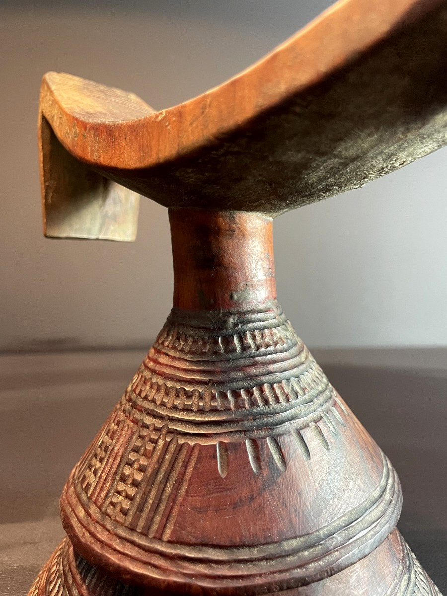 Ethiopia, Gurage Culture, Mid-20th Century, Beautiful Shepherd's Headrest Known As "dream Rest".-photo-4