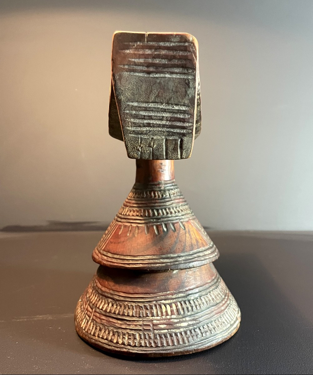 Ethiopia, Gurage Culture, Mid-20th Century, Beautiful Shepherd's Headrest Known As "dream Rest".-photo-1