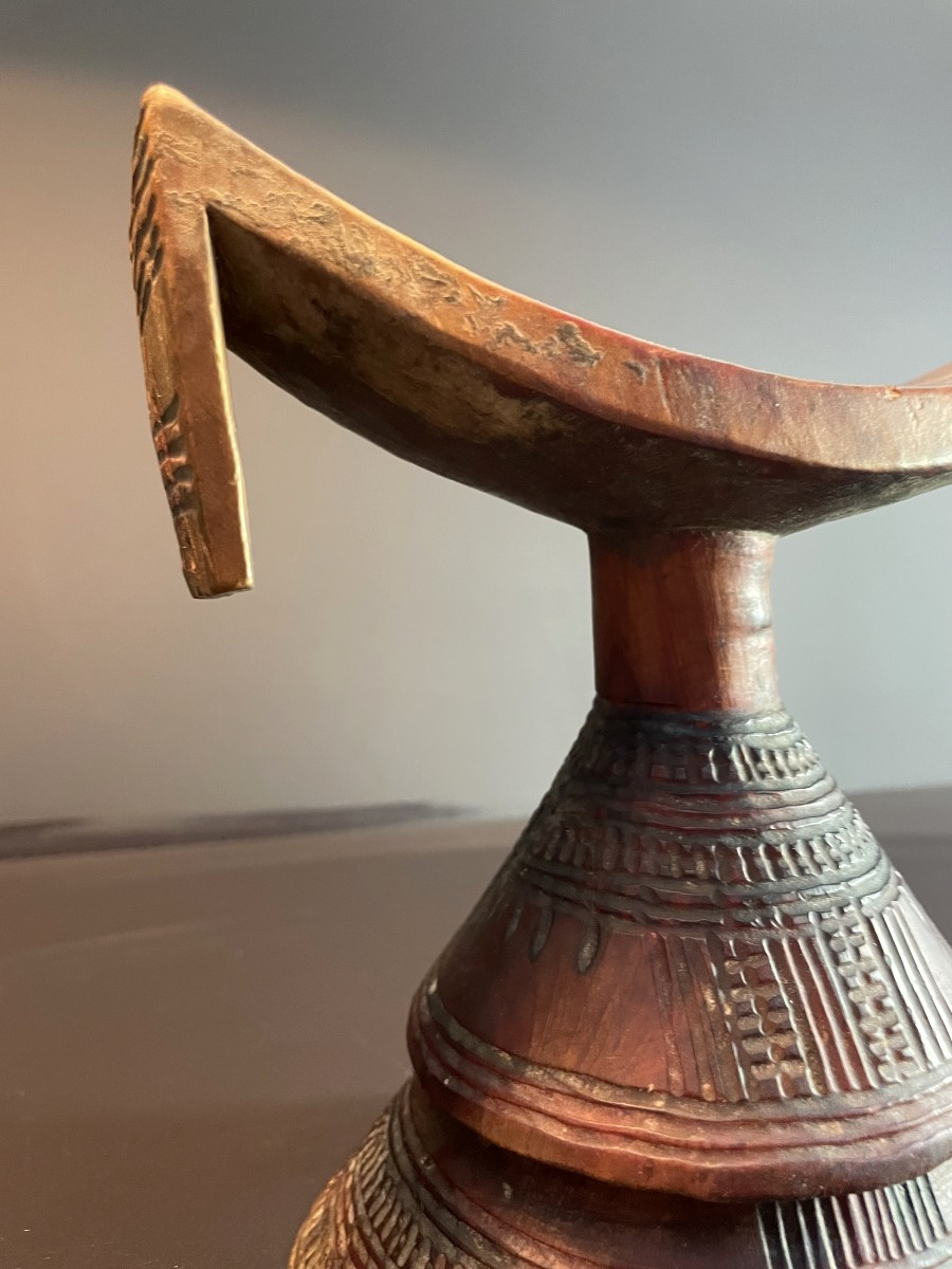 Ethiopia, Gurage Culture, Mid-20th Century, Beautiful Shepherd's Headrest Known As "dream Rest".-photo-4