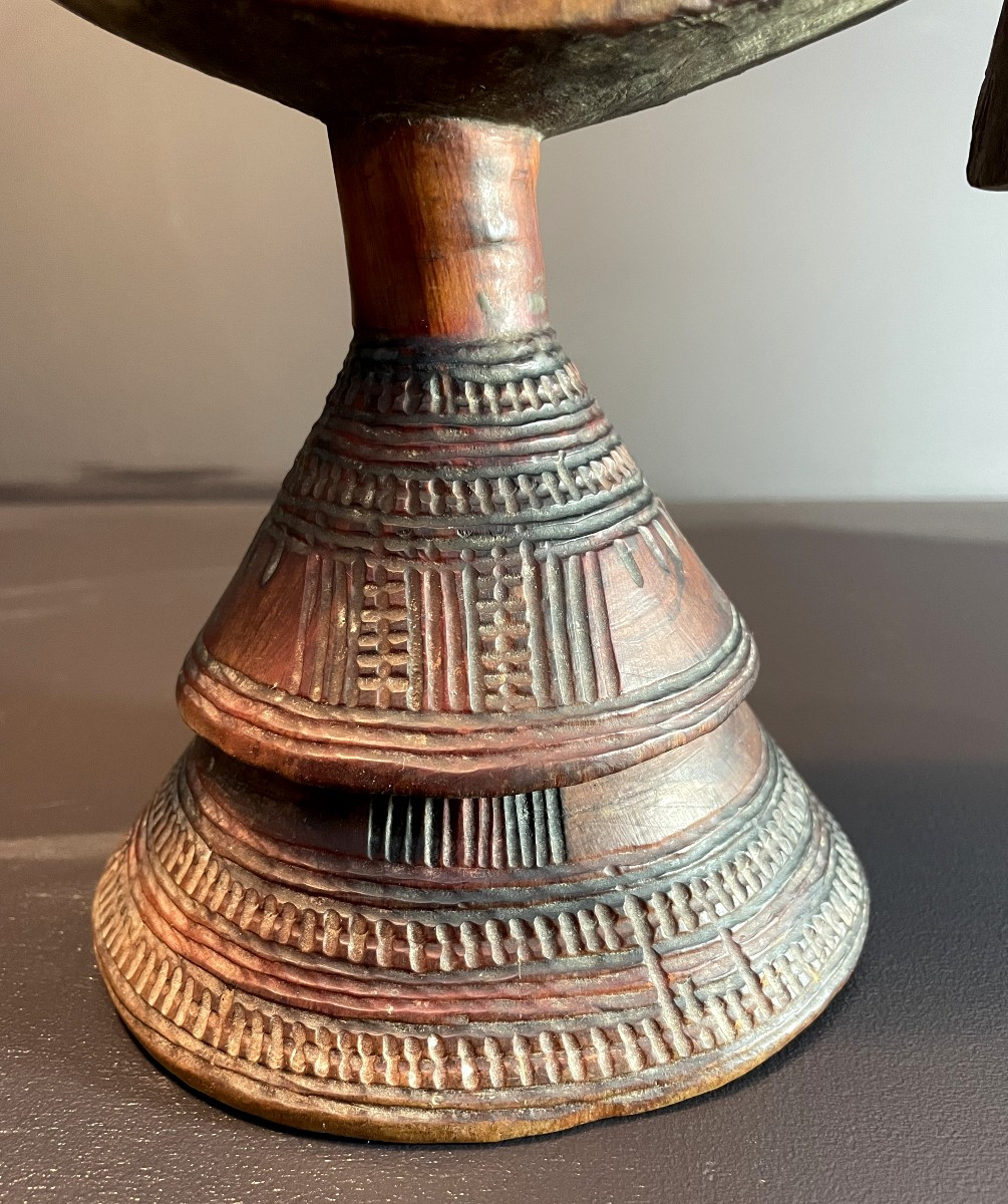 Ethiopia, Gurage Culture, Mid-20th Century, Beautiful Shepherd's Headrest Known As "dream Rest".-photo-5