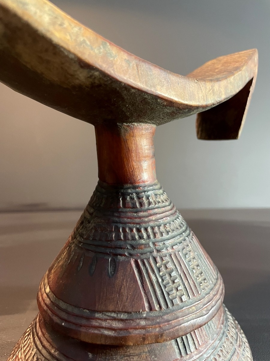 Ethiopia, Gurage Culture, Mid-20th Century, Beautiful Shepherd's Headrest Known As "dream Rest".-photo-6