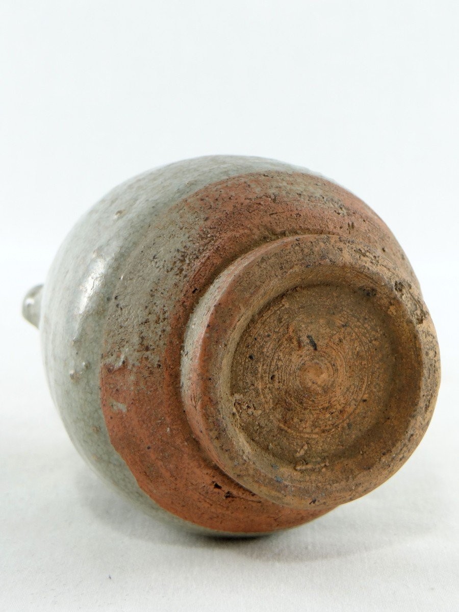 Thailand, Sawankhalok, 14th-16th Century, Small Celadon Ceramic Jar.-photo-1