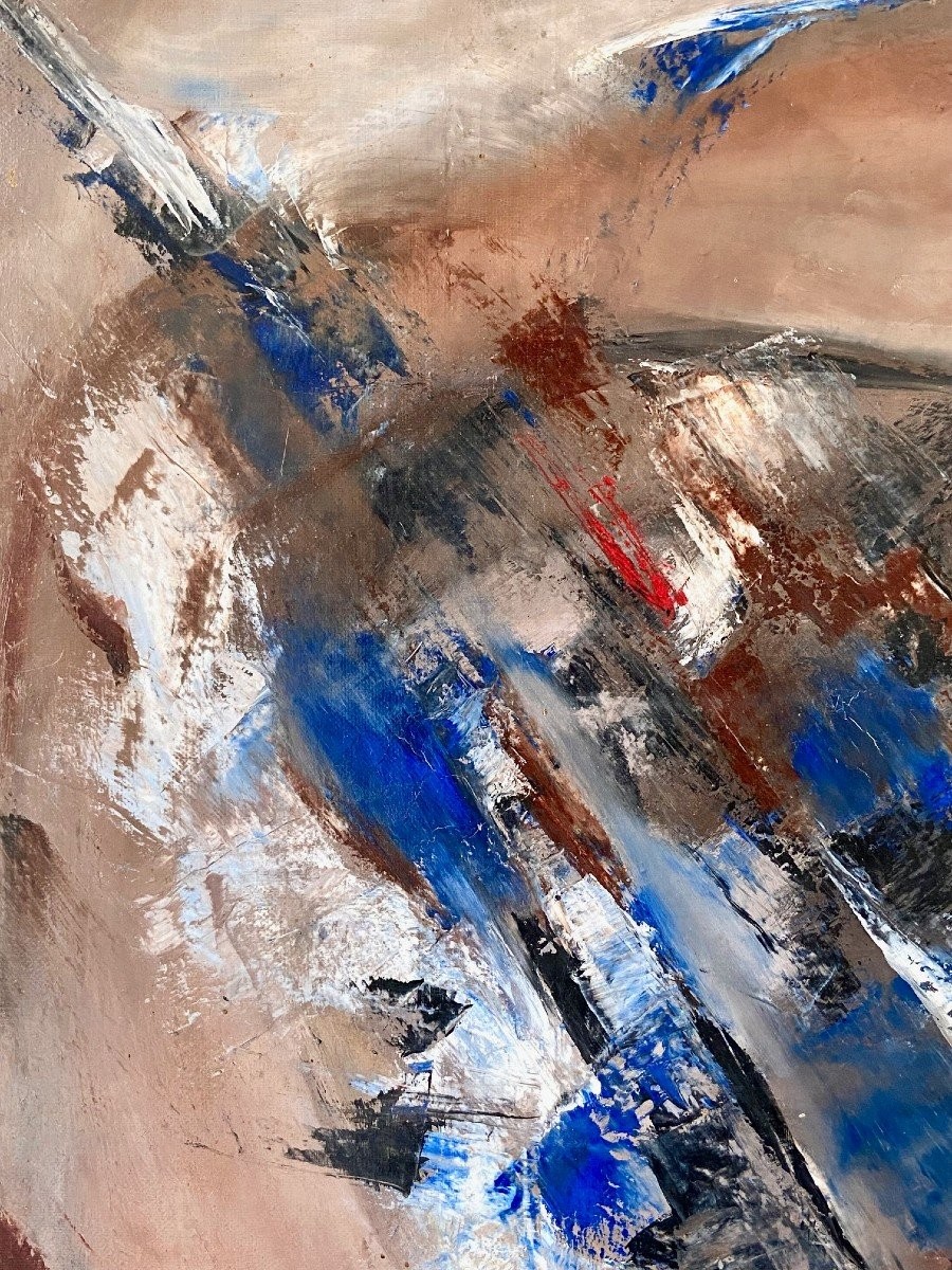 Alix Fevre-gargadennec, Known As Alix, Oil On Canvas Titled On The Back "music" And Dedicated, 1997.-photo-2