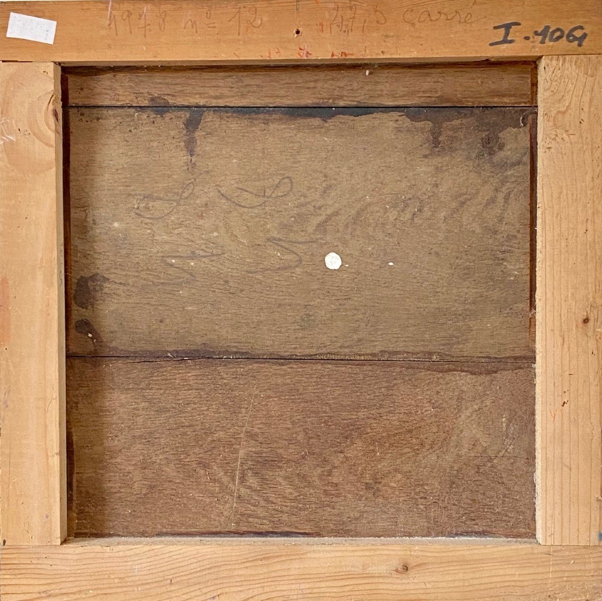 Andrée Simon (1896-1981), Composition Abstraite, Huile Sur Panneau De 1978.-photo-7