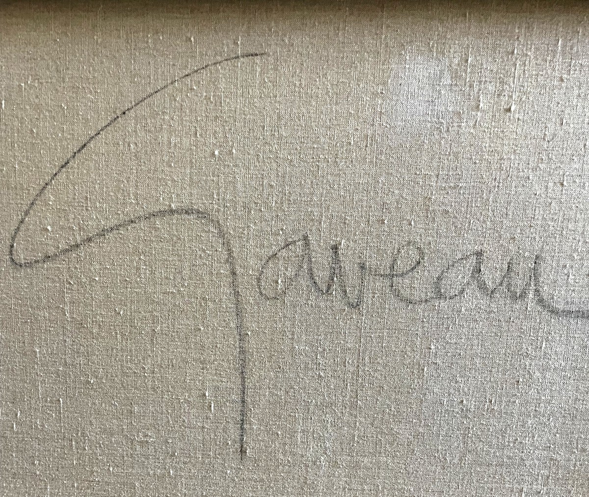 Claude Gaveau (1940-2021), Oil On Canvas From The 1980s "village"-photo-6