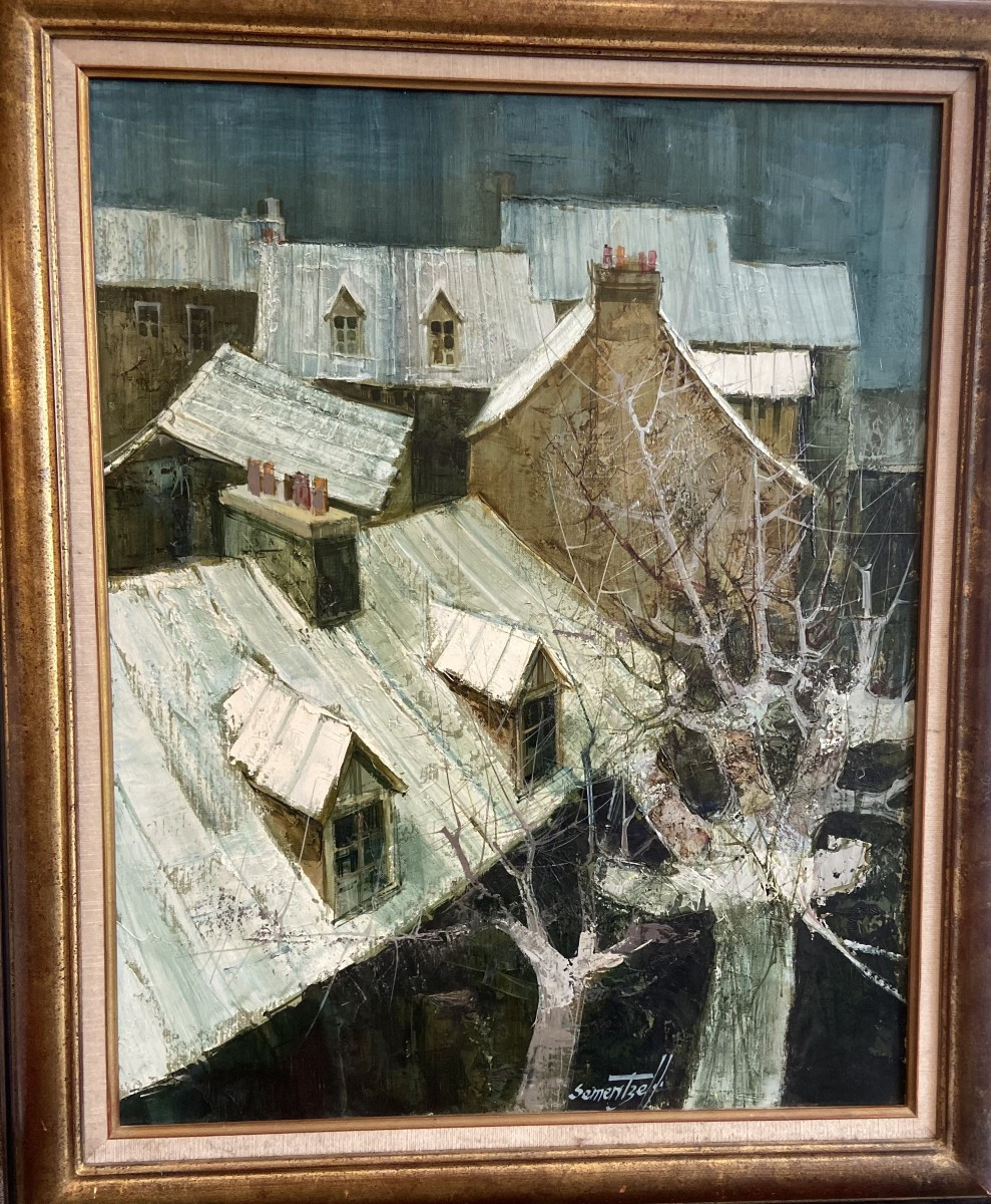 Michel Sementzeff (1933-2019), Oil On Canvas, 1980s, -photo-3