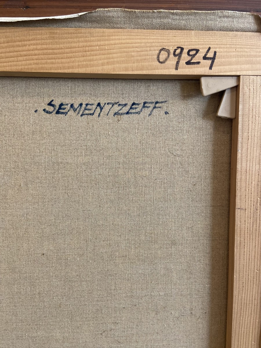 Michel Sementzeff (1933-2019), Oil On Canvas, 1980s, -photo-4