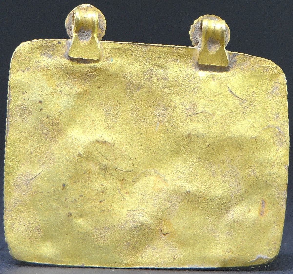 Gandhara Greco-buddhist Art, 1st To 3rd Century A.d., Repoussé Gold Pendant.-photo-3