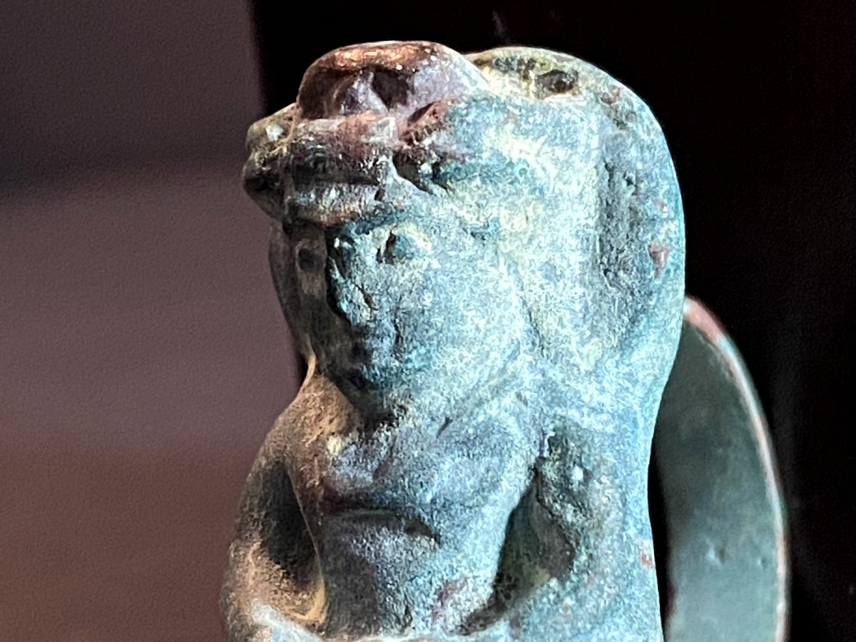 Gandhara Civilization, Bronze Buddhist Ring Decorated With A Representation Of Buddha.-photo-7