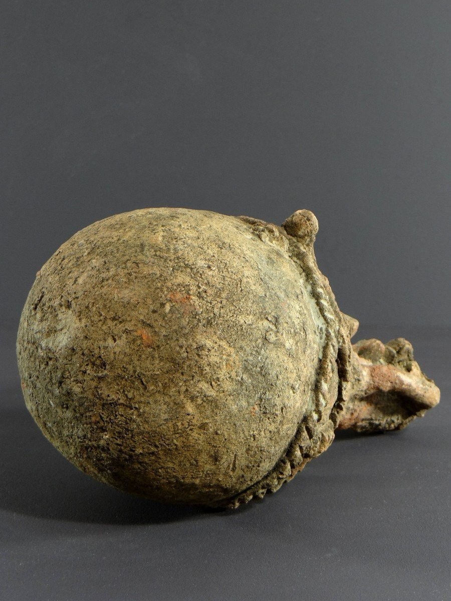 Nigéria, Peuple Cham-mwana, XIXème Siècle, Récipient Anthropomorphe Kwandalha.-photo-1