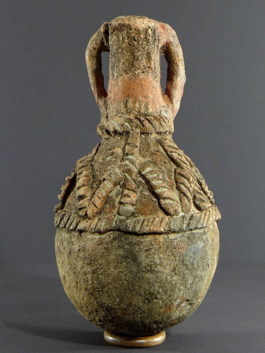 Nigéria, Peuple Cham-mwana, XIXème Siècle, Récipient Anthropomorphe Kwandalha.-photo-6