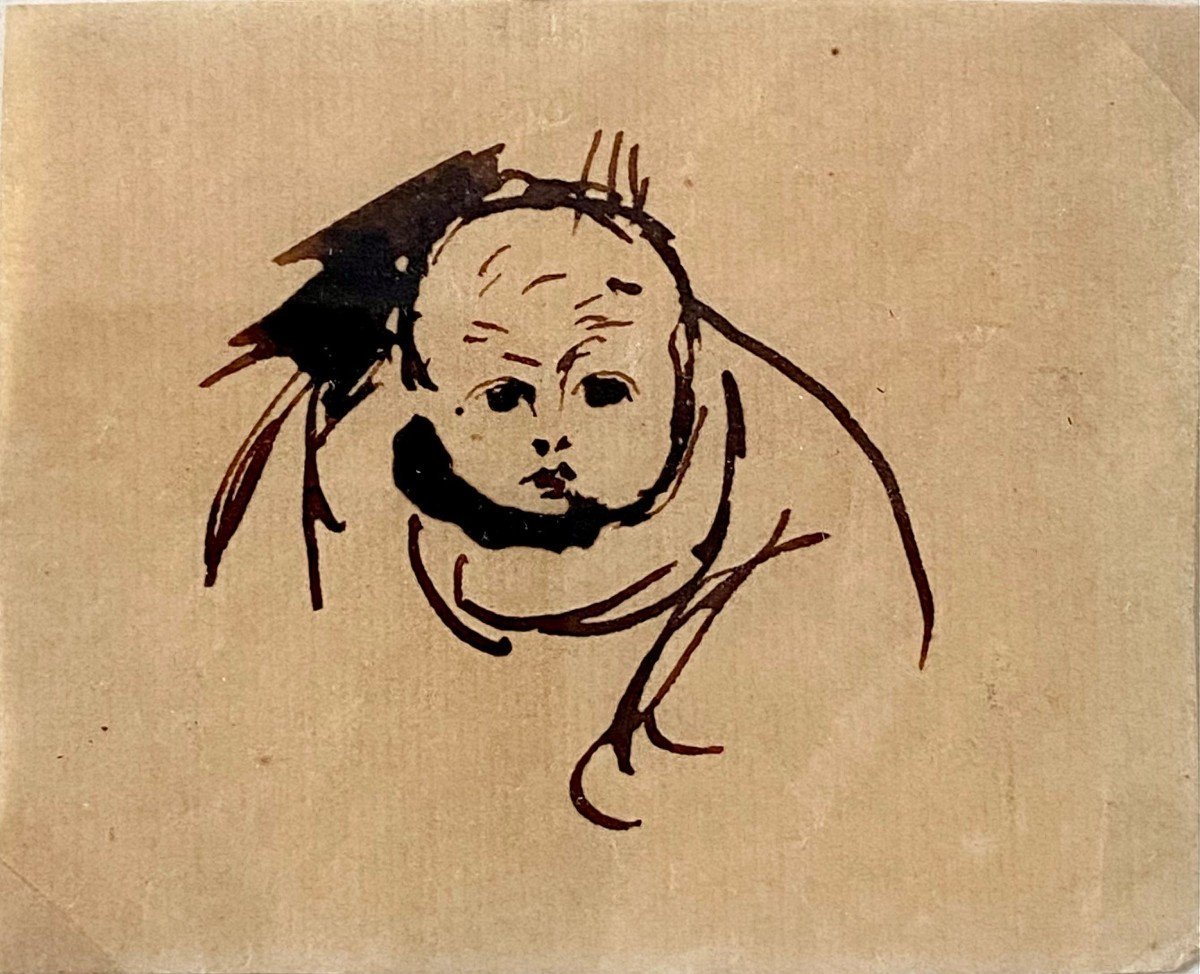 Pierre Coffinhal-laprade, Known As Laprade (1875–1931), A Series Of Eight Ink Drawings On Paper.