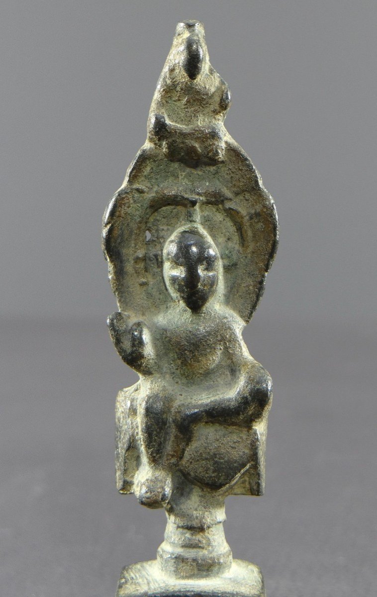 China, Northern Wei Dynasty (386–534), Rare Small Bronze Altar Of Kwan Yin For Royal Worship. -photo-7