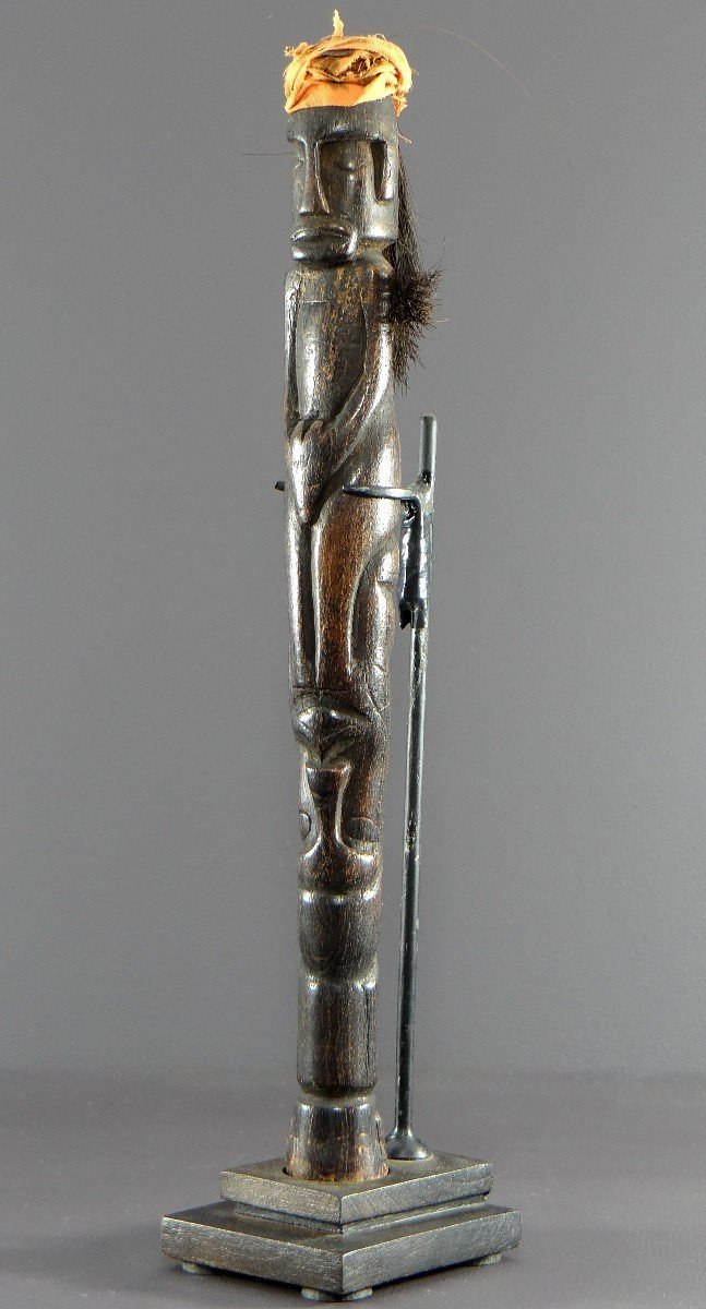 Indonésie, île De Sumatra, Peuple Batak-toba, Bâton De Commandement De Chef De Tribu, 1930-1950-photo-2