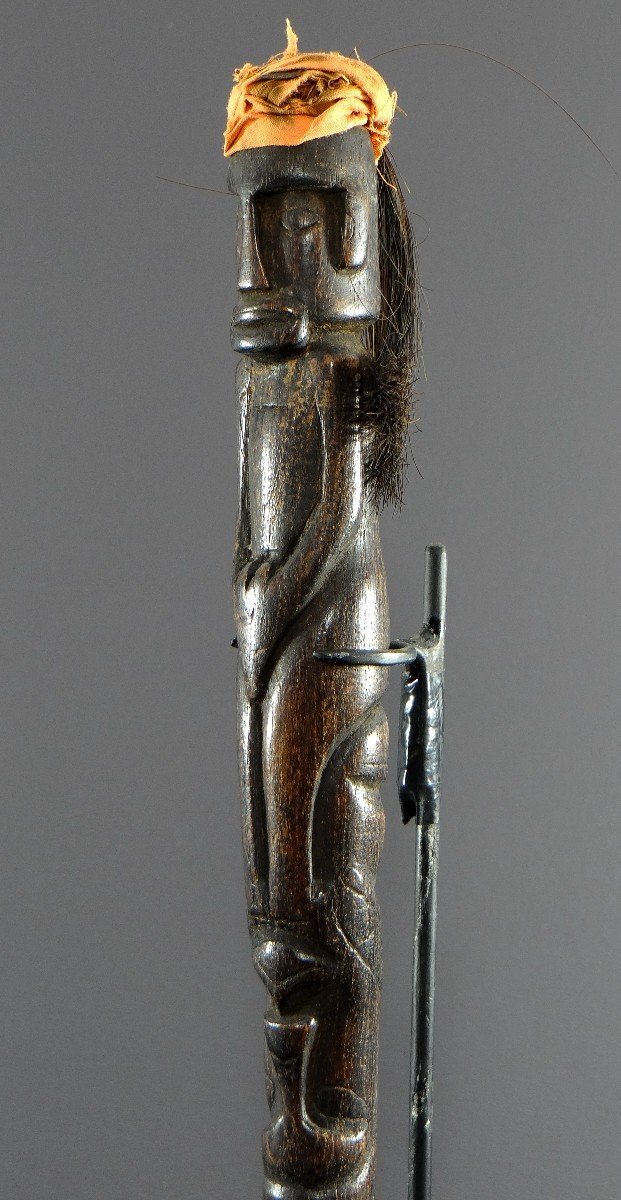 Indonésie, île De Sumatra, Peuple Batak-toba, Bâton De Commandement De Chef De Tribu, 1930-1950-photo-5
