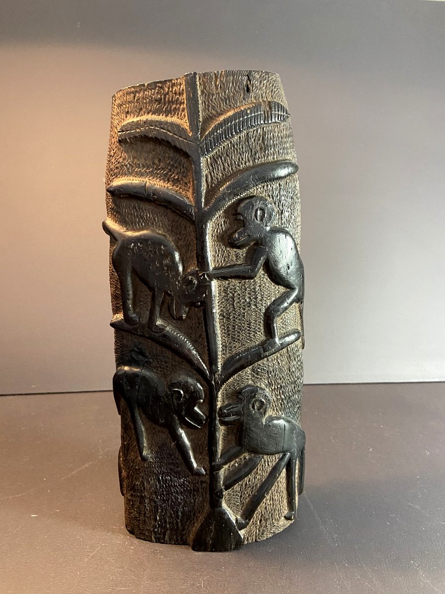 Kongo, Democratic Republic Of The Congo, Early 20th Century, Ebony Wood Sculpture.