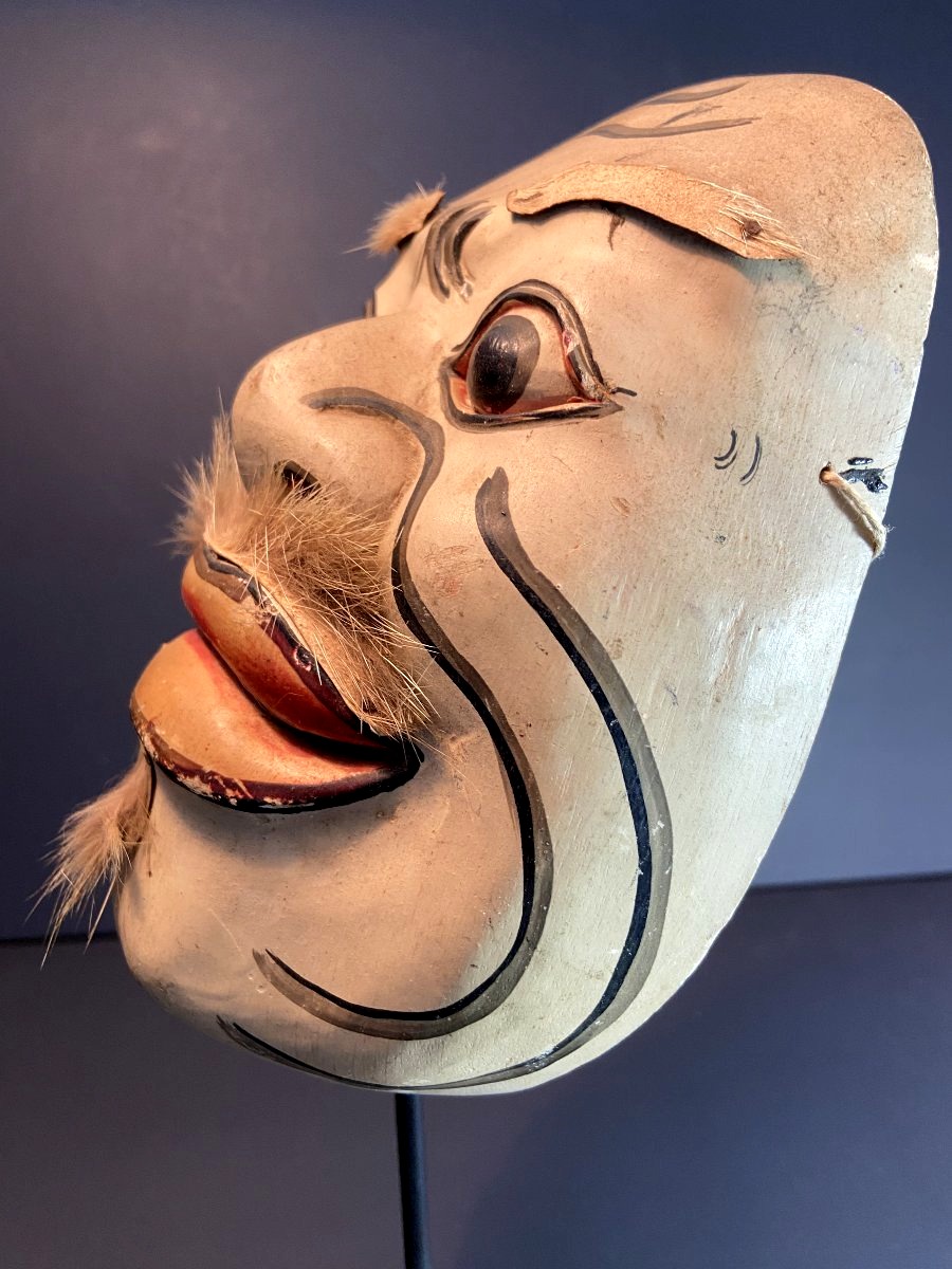 Indonesia, Circa 1960–1970, A Mask Symbolizing The Barong Theater Performances.-photo-3