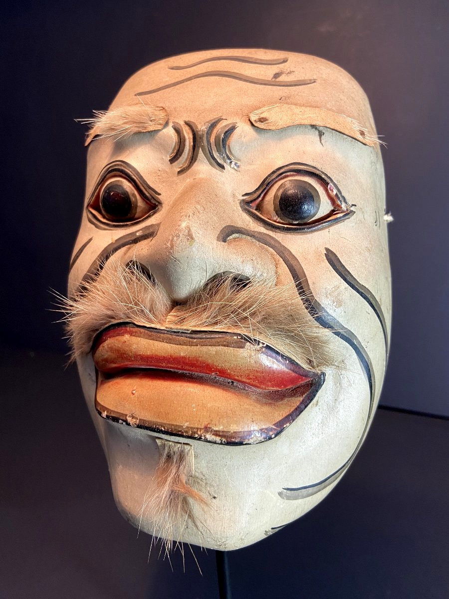 Indonesia, Circa 1960–1970, A Mask Symbolizing The Barong Theater Performances.-photo-5