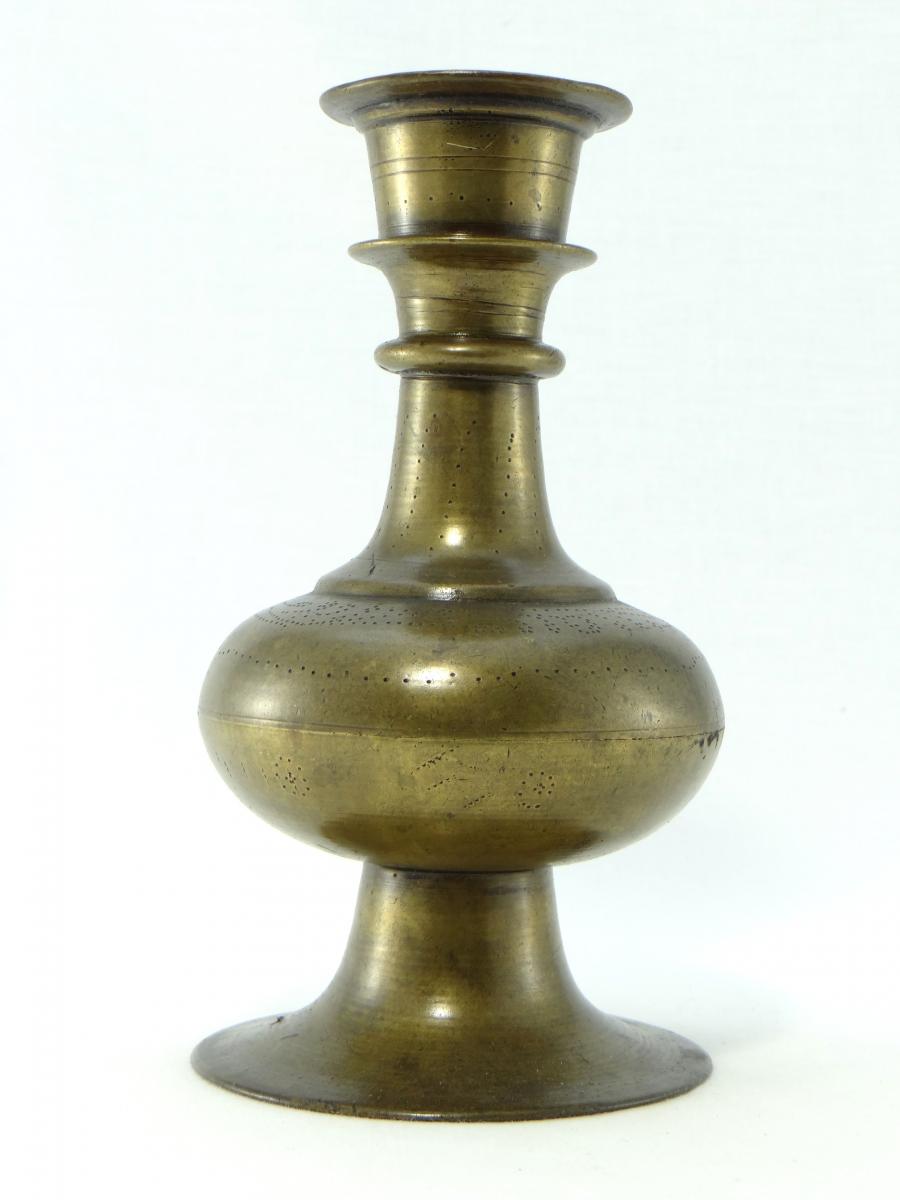 India Middle Of The Twentieth Century, Vase In Bronze.