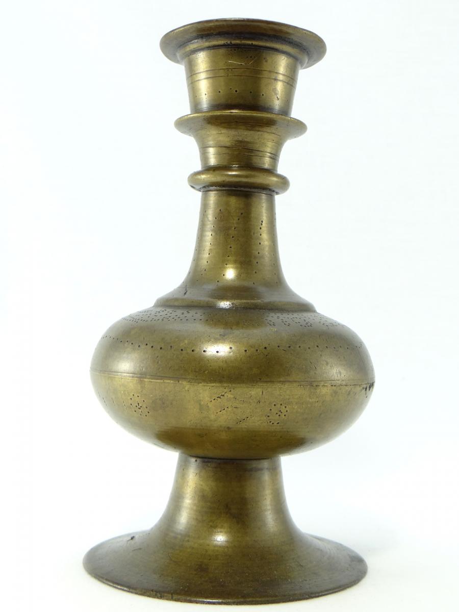 Inde Milieu Du XXème Siècle, Vase En Bronze. -photo-1