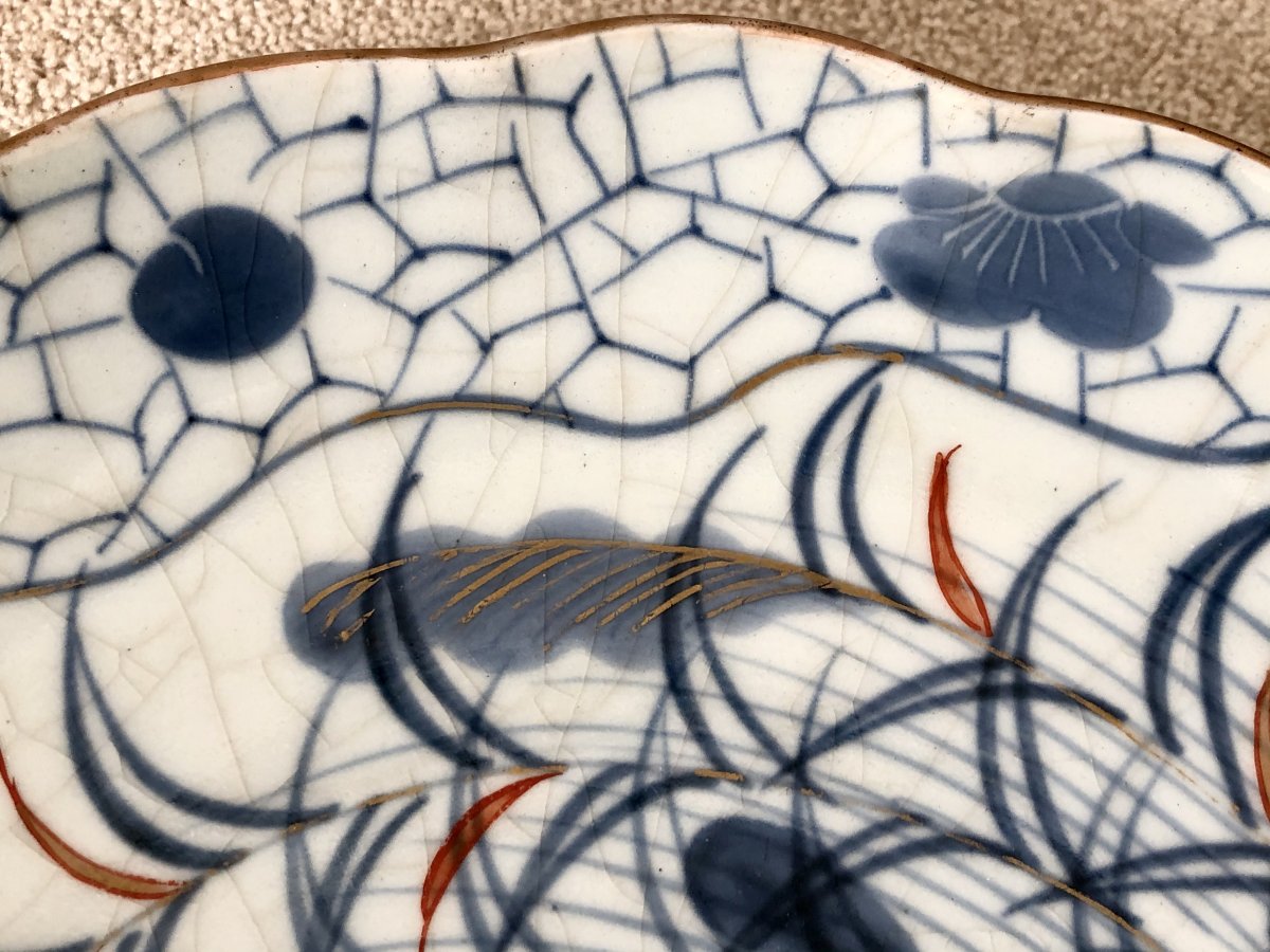 Japan, Arita Ovens, XIXth Century, Porcelain Dish With Volatile.-photo-4