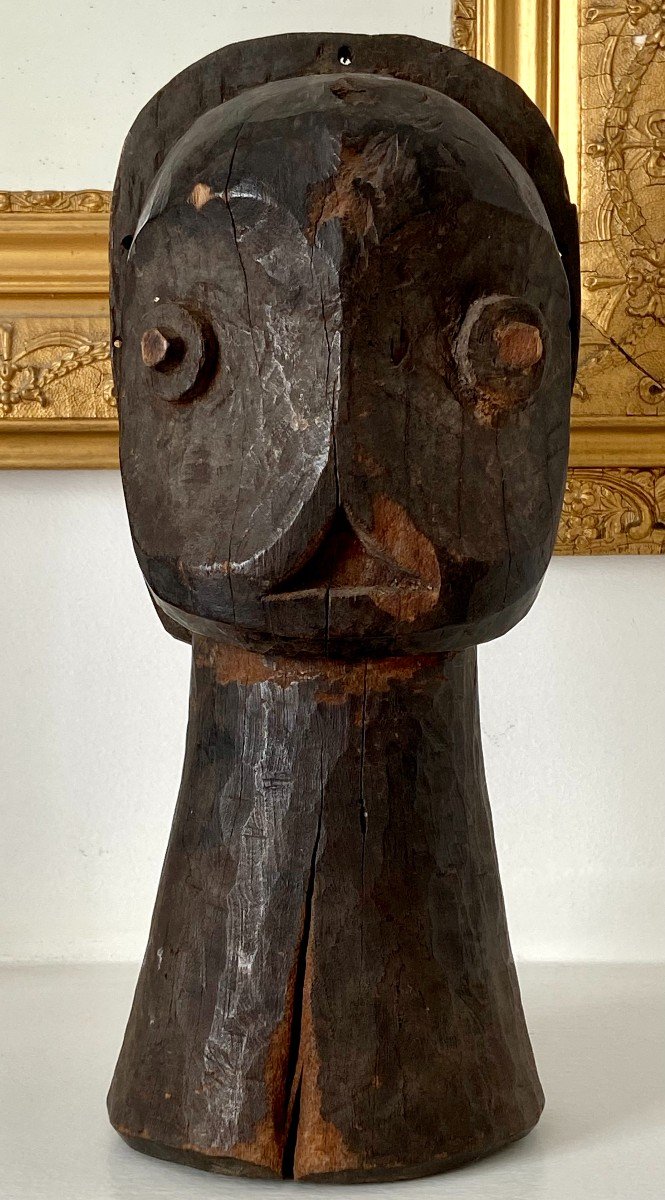 Bembe People, Democratic Republic Of Congo, First Half Of The XXth, Sculpture Figure Janus.-photo-2