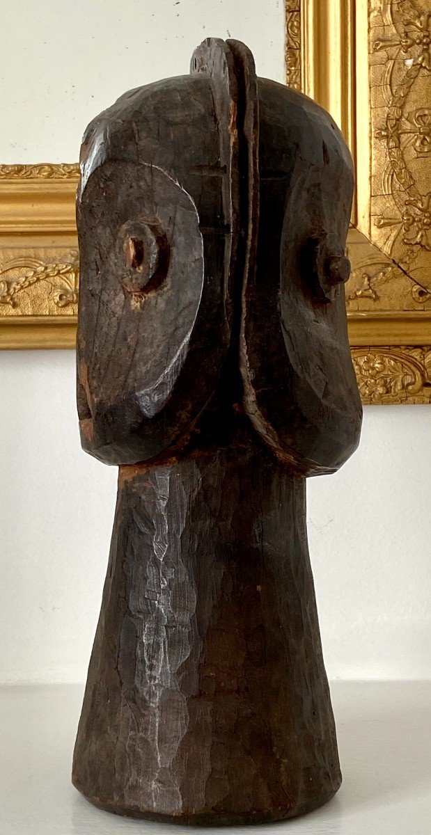 Peuple Bembe, République Démocratique Du Congo, Première Moitié  XXème, Sculpture Figure Janus.-photo-1