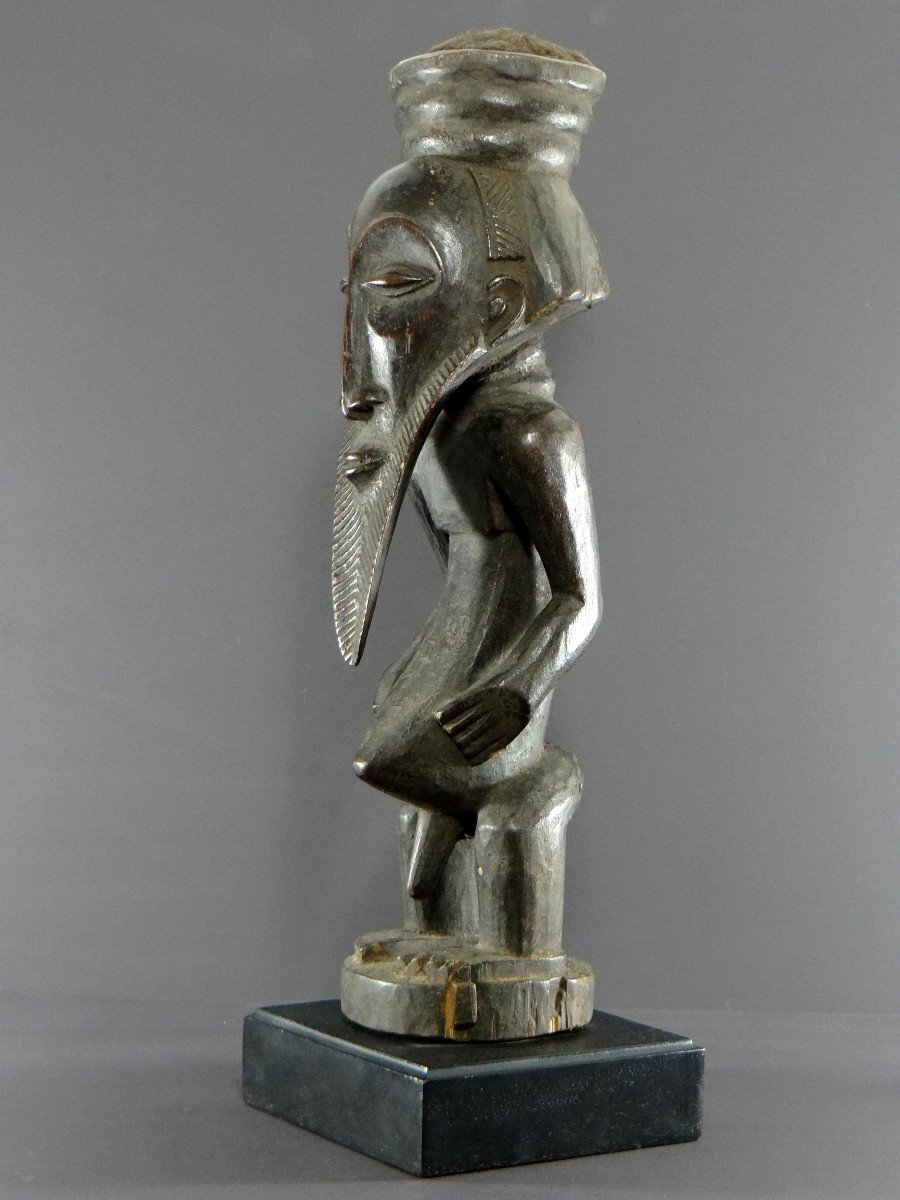 Democratic Republic Of Congo, Kusu People, Statue Of Power, First Half Of The 20th Century.-photo-3