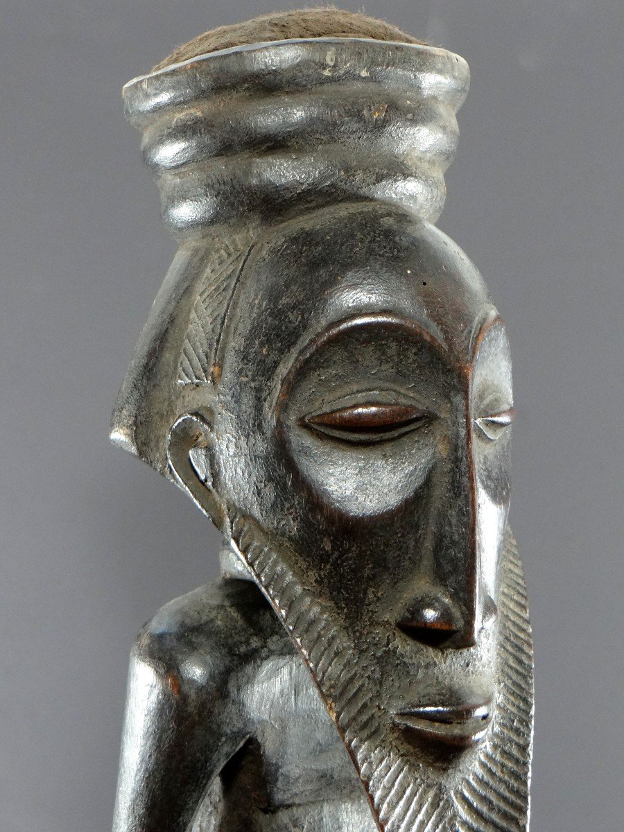 Democratic Republic Of Congo, Kusu People, Statue Of Power, First Half Of The 20th Century.-photo-7