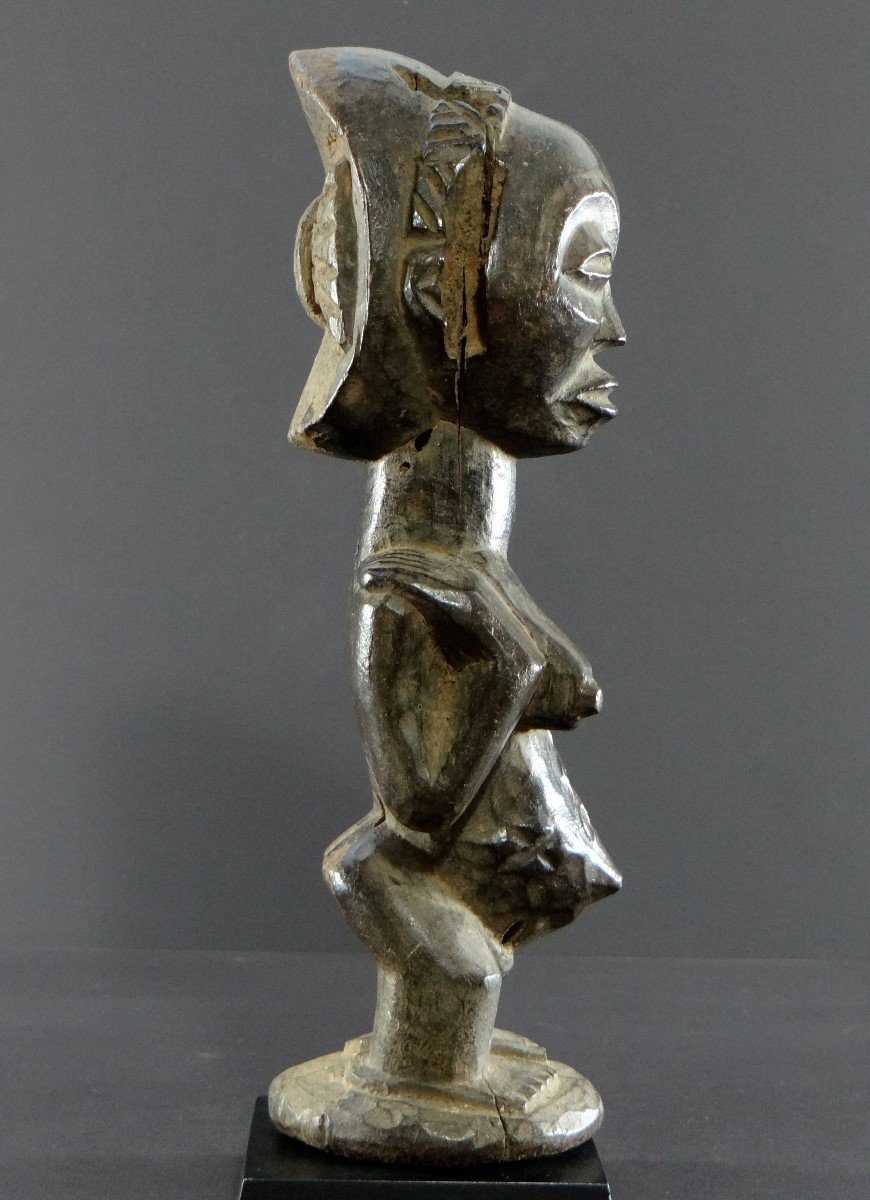 Hemba People, Rep. Dem. From Congo, First Half Of The 20th Century, Female Character Sculpture-photo-1