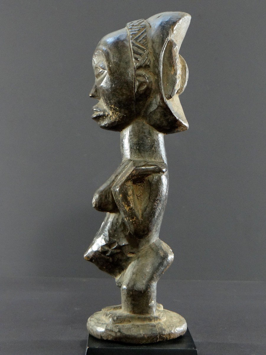 Peuple Hemba, Rép. Dém. Du Congo, Première Moitié Du XXème Siècle, Sculpture Personnage Féminin-photo-2