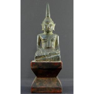 Laos, Early 19th Century Or Earlier, Bronze Buddha Statue.