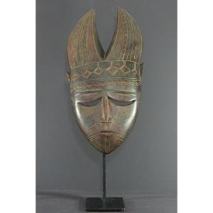 Ivory Coast, Baoulé People, Mid-20th Century, Anthropo-zoomorphic Dance Mask.