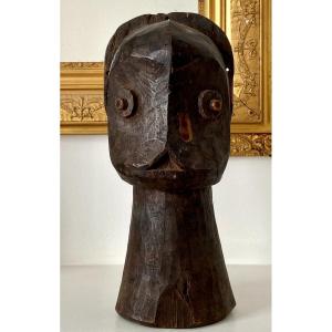 Bembe People, Democratic Republic Of Congo, First Half Of The XXth, Sculpture Figure Janus.